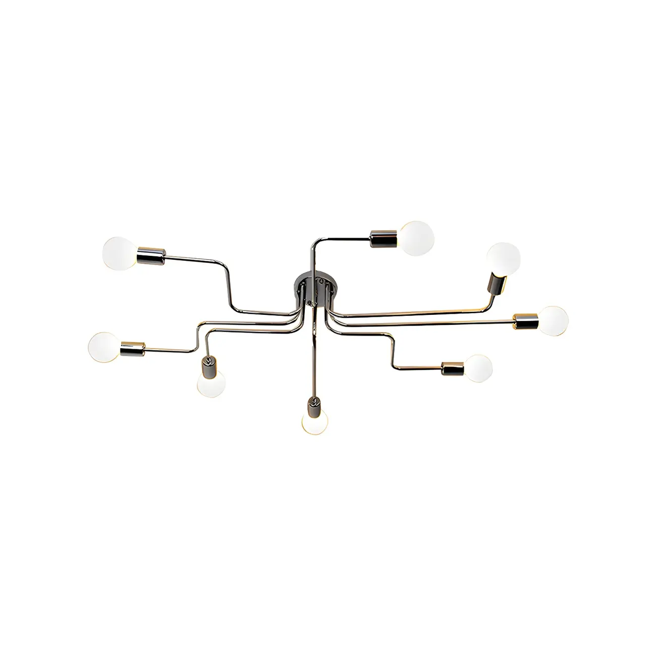 Vintage Industrial Semi Flush Ceiling Light for Dining Room Image - 31 | homeyfad