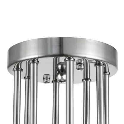 Vintage Industrial Semi Flush Ceiling Light for Dining Room Image - 38