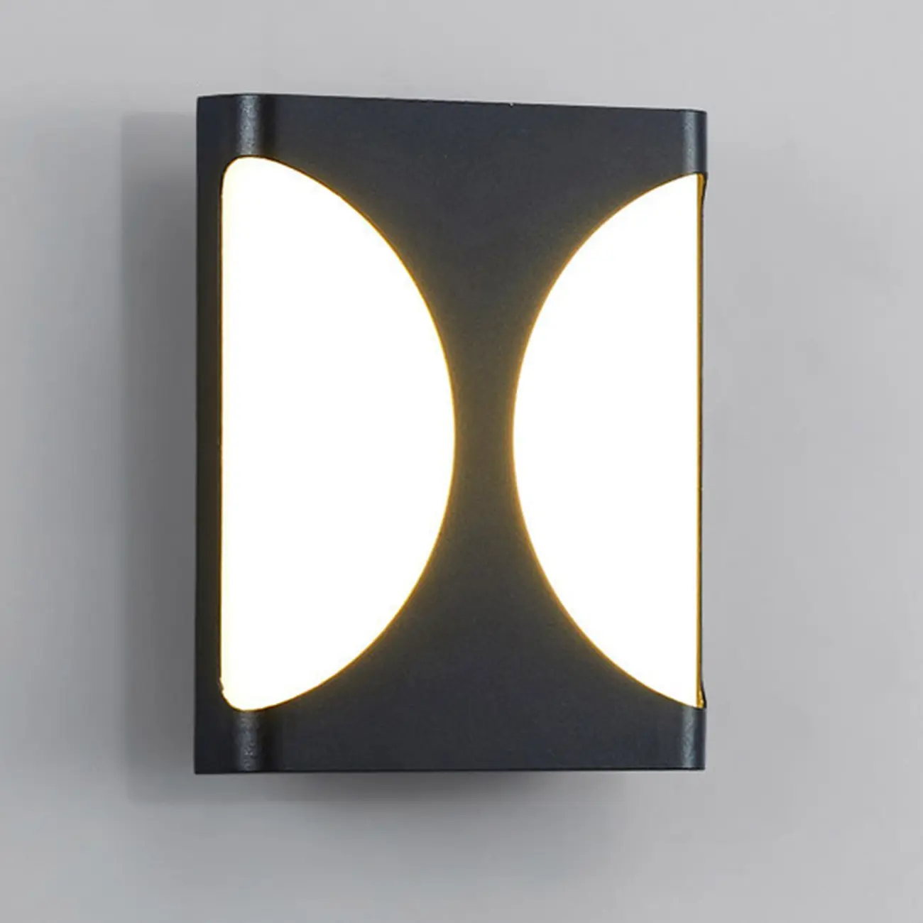 Modern Black Metal Outdoor Wall Sconce Image - 6 | homeyfad