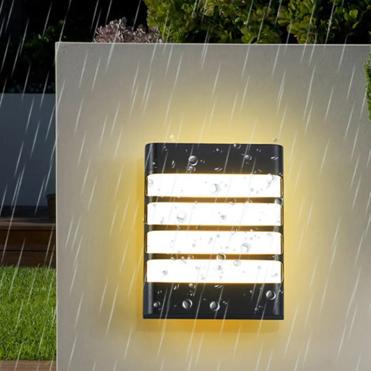 Modern Black Metal Outdoor Wall Sconce Image - 4 | homeyfad