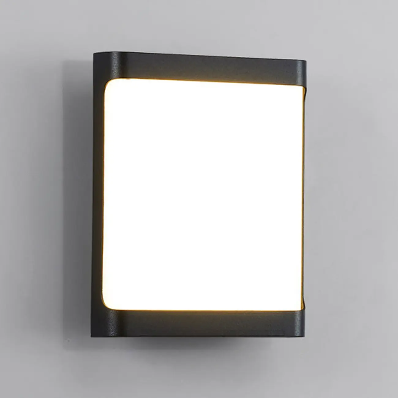 Modern Black Metal Outdoor Wall Sconce Image - 8 | homeyfad