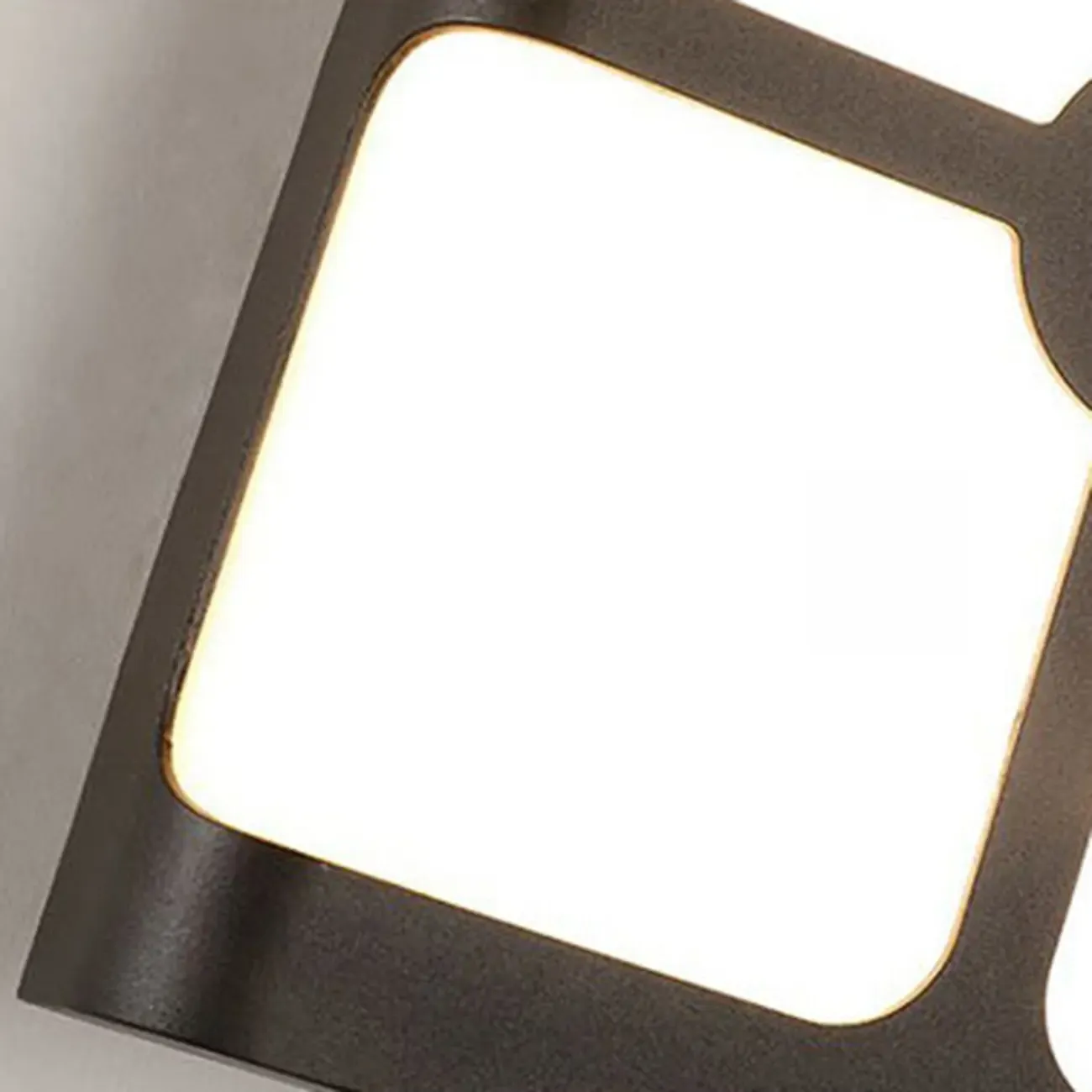 Modern Black Metal Outdoor Wall Sconce Image - 13