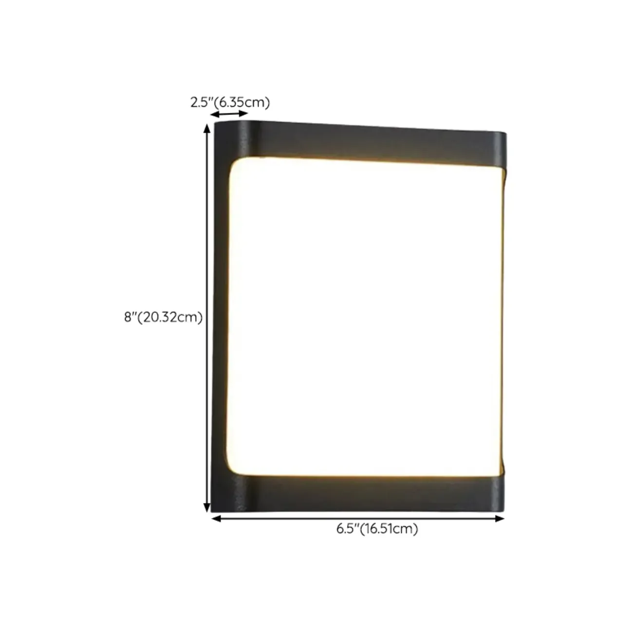 Modern Black Metal Outdoor Wall Sconce Image - 17