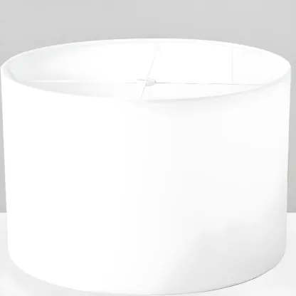 Modern Stone Table Lamp with Fabric Shade, LED Compatible Image - 10