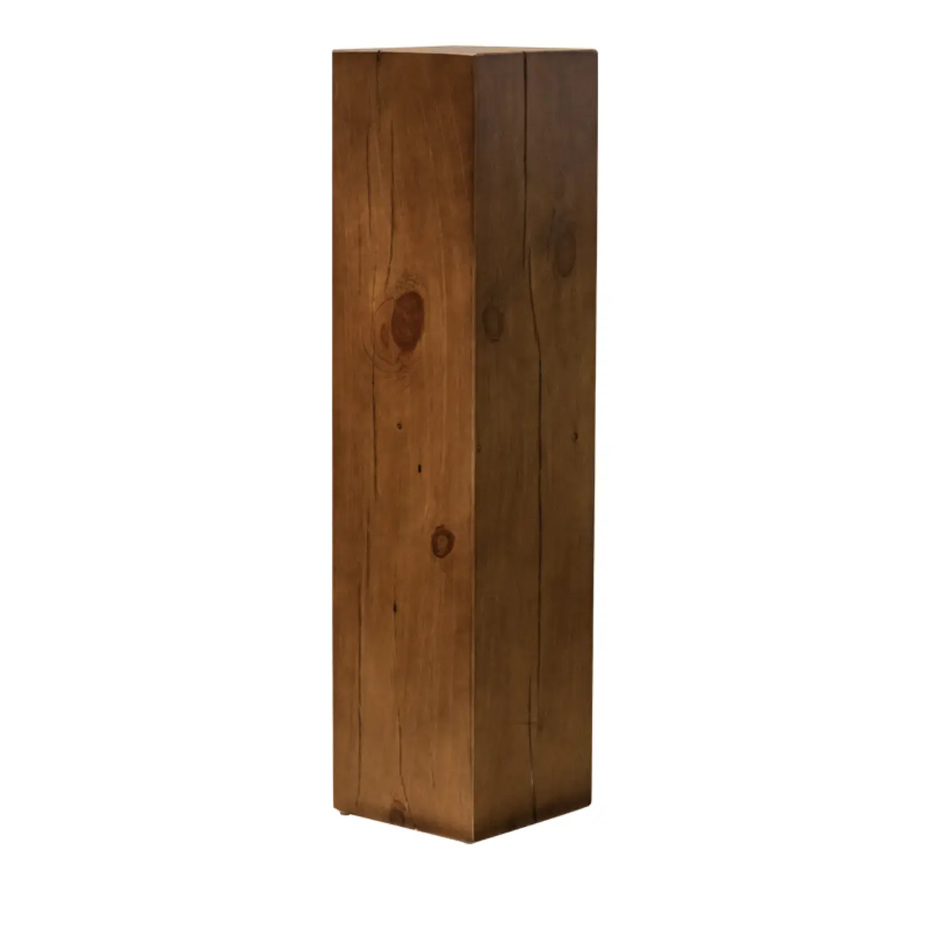 Modern Square Pine Wood Side Table for Living Room Image - 12 | homeyfad