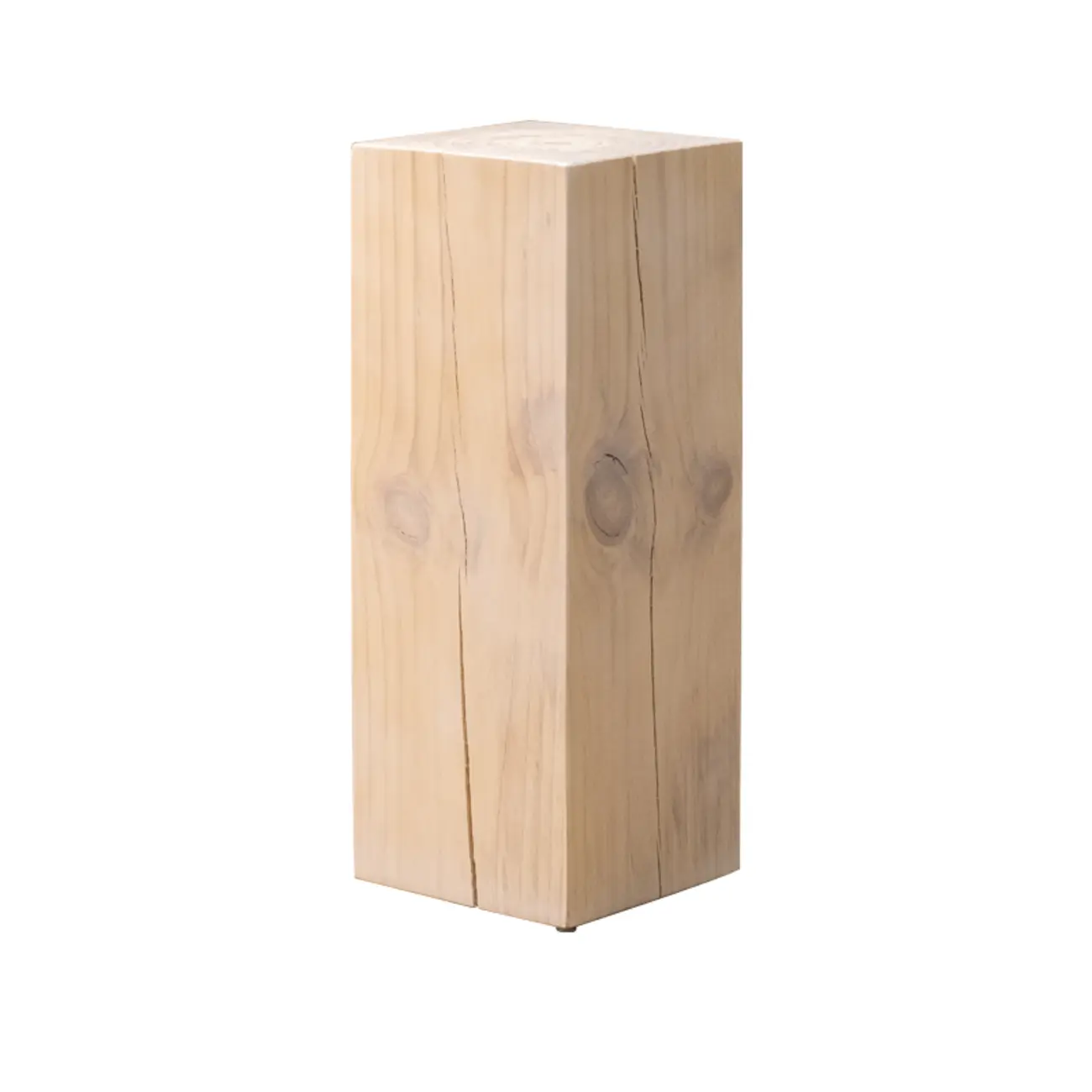Modern Square Pine Wood Side Table for Living Room Image - 9 | homeyfad