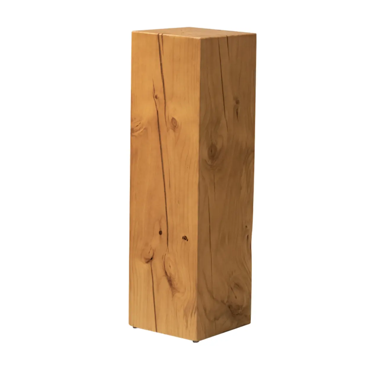 Modern Square Pine Wood Side Table for Living Room Image - 16 | homeyfad
