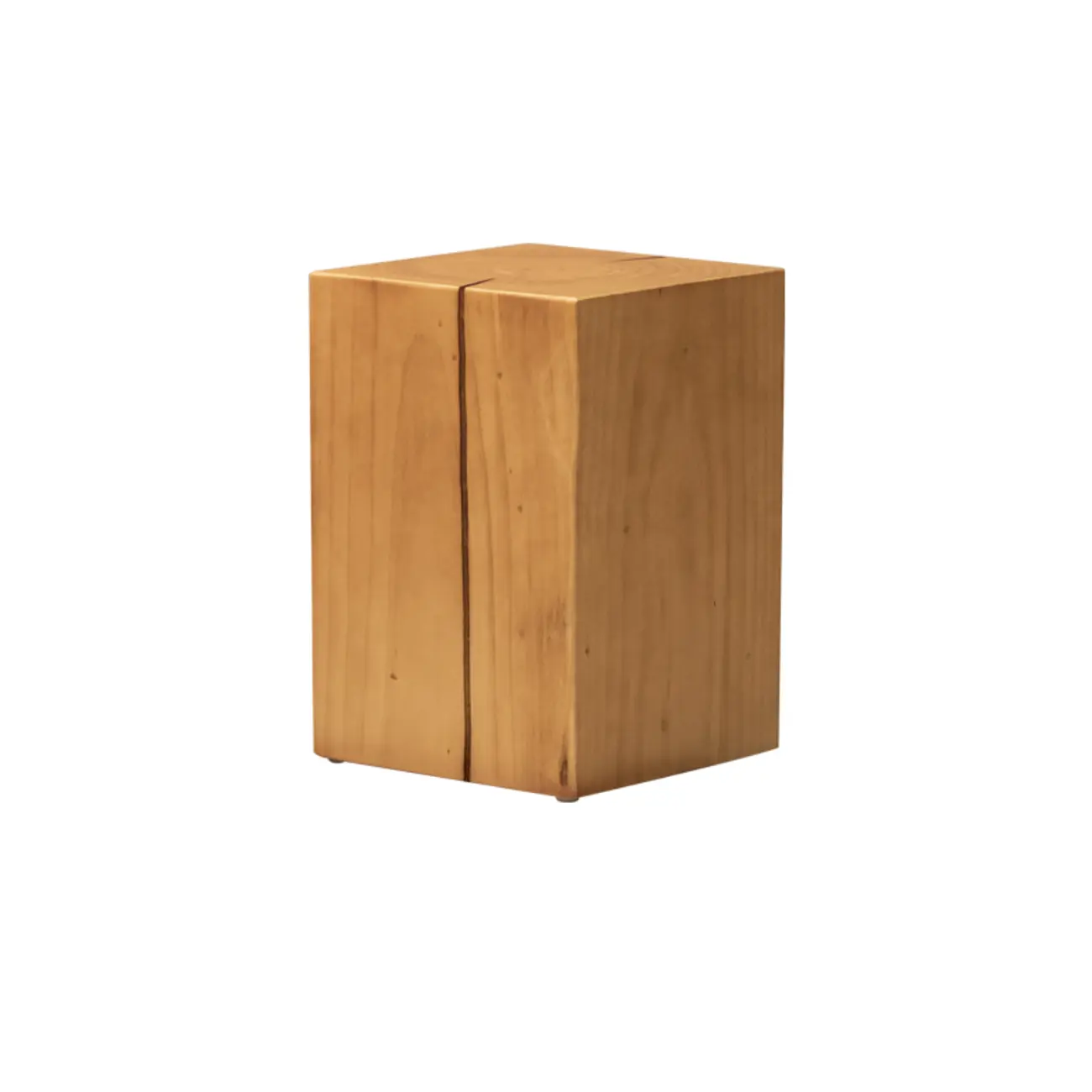 Modern Square Pine Wood Side Table for Living Room Image - 18 | homeyfad