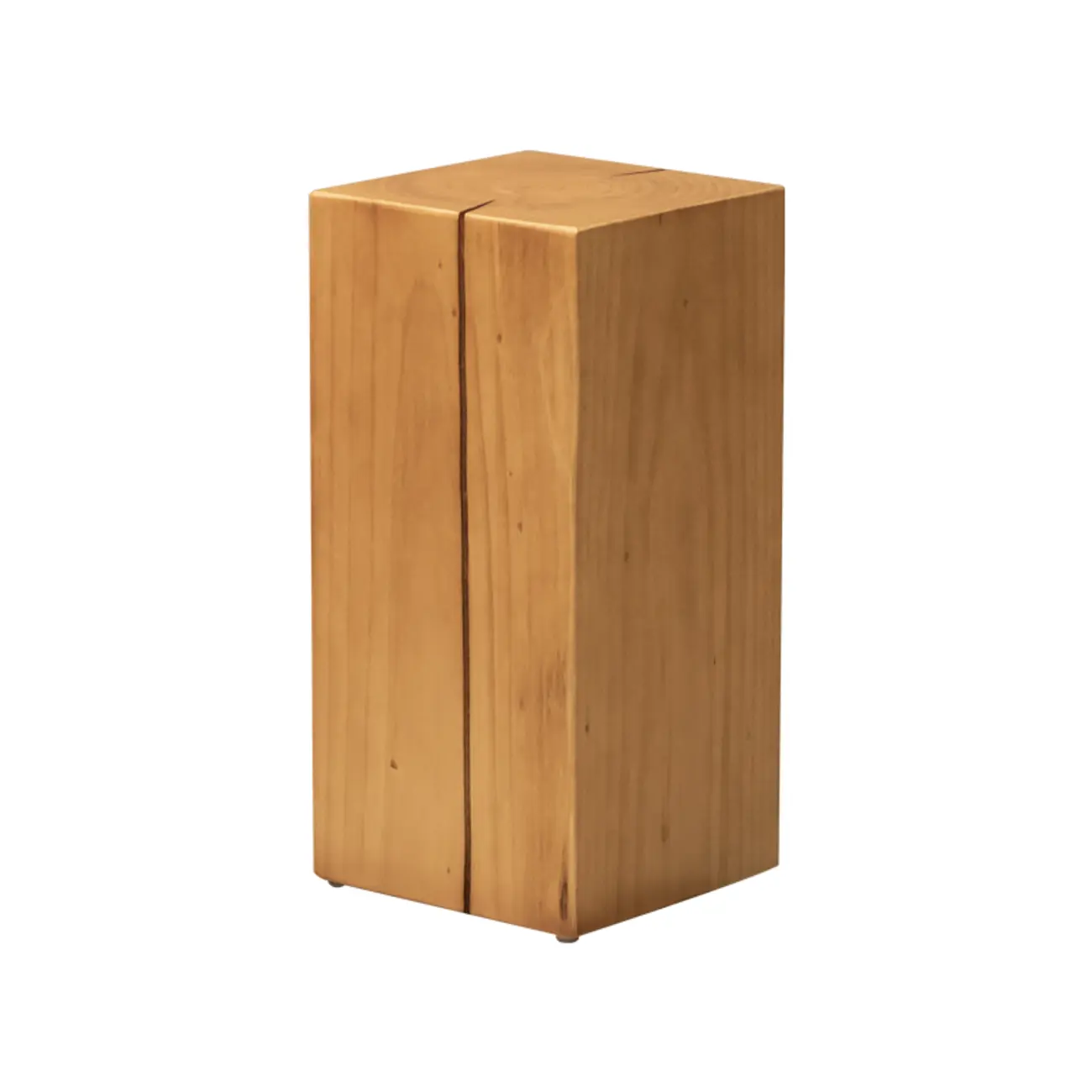 Modern Square Pine Wood Side Table for Living Room Image - 19 | homeyfad