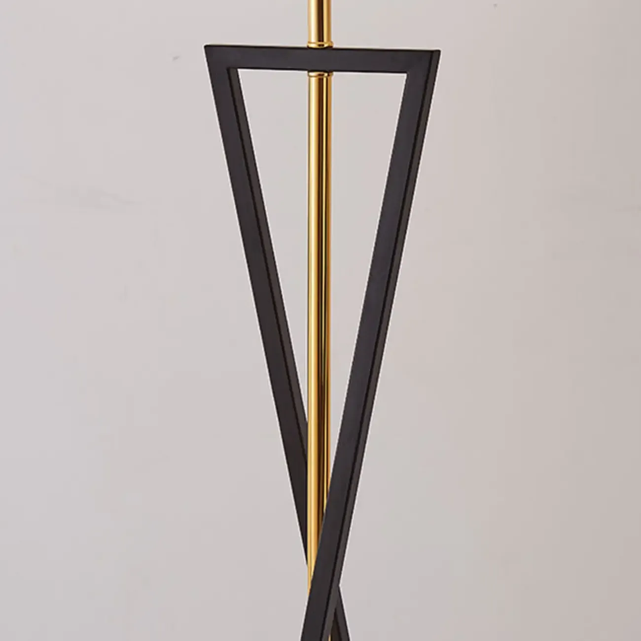 Modern Metal Black Floor Lamp with Drum Shade Image - 5