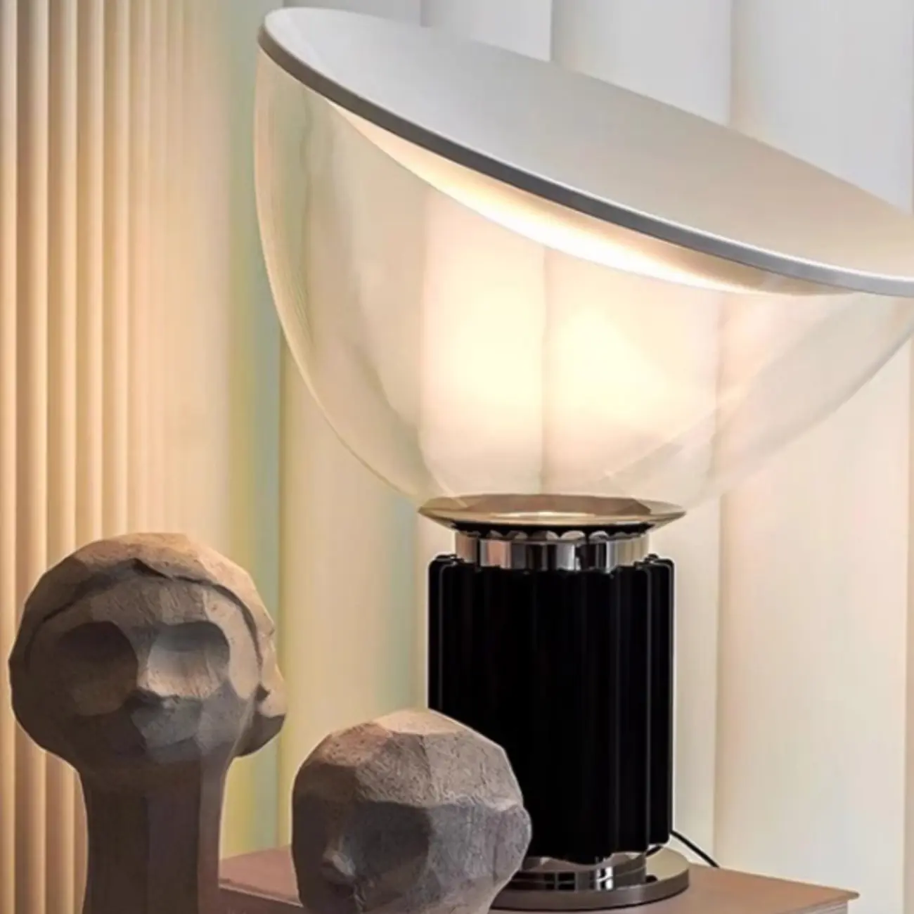 Modern Glass Dome Table Lamp with LED Options Image - 6 | homeyfad