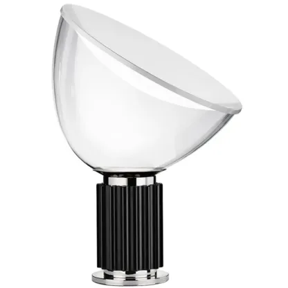 Modern Glass Dome Table Lamp with LED Options Image - 9