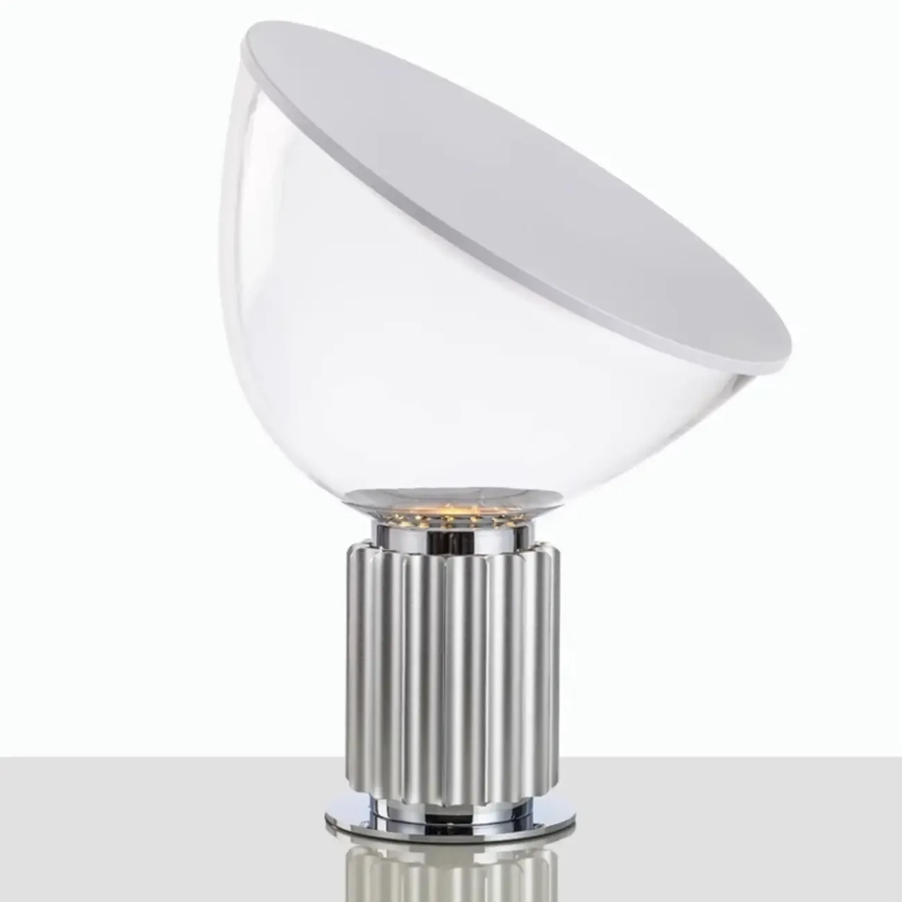 Modern Glass Dome Table Lamp with LED Options Image - 10