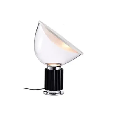 Modern Glass Dome Table Lamp with LED Options Image - 12