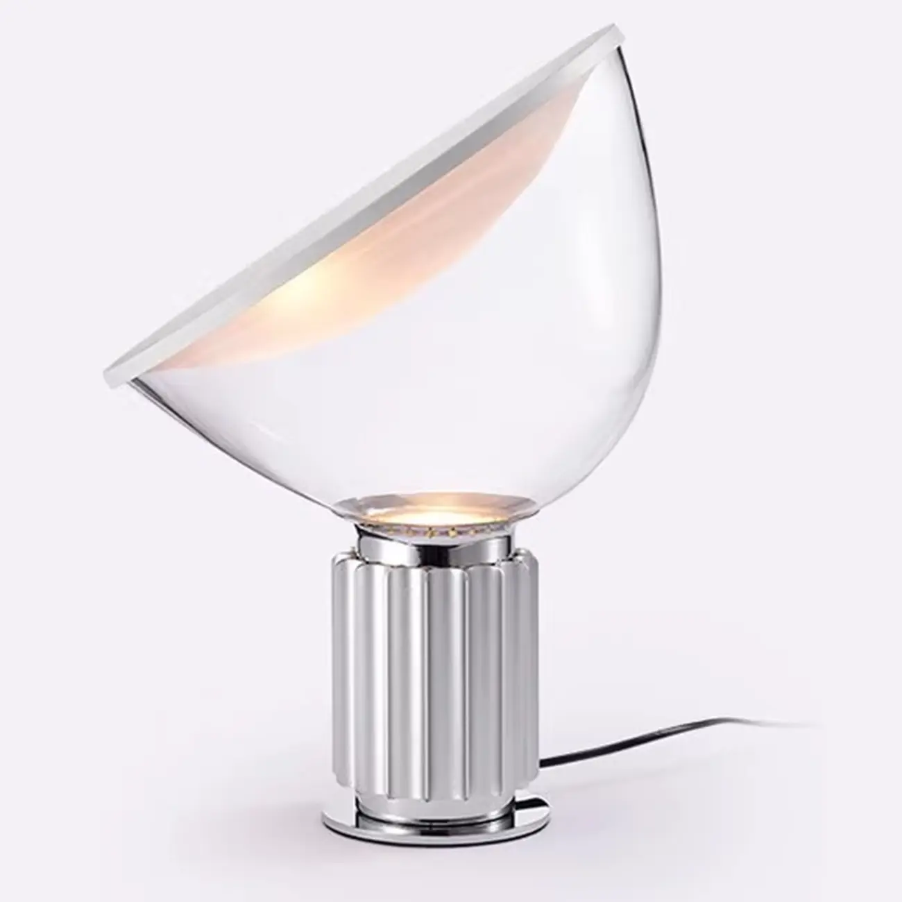 Modern Glass Dome Table Lamp with LED Options Image - 14 | homeyfad