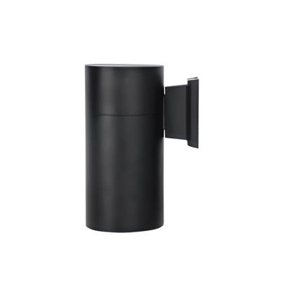 Modern Metal Black Cylinder Up Down Outdoor Wall Sconce