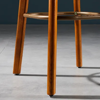 30 Inch Modern Leather Backless Bar Stools Image - 8