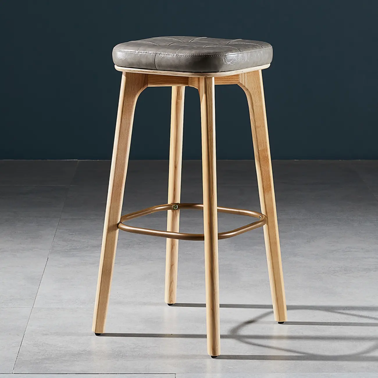 30 Inch Modern Leather Backless Bar Stools Image - 9 | homeyfad