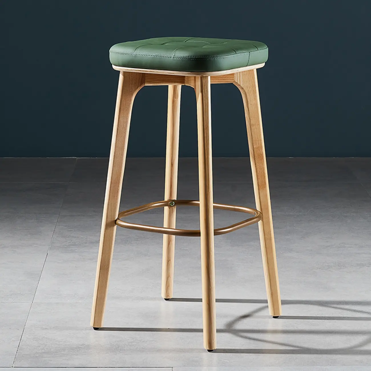 30 Inch Modern Leather Backless Bar Stools Image - 10 | homeyfad