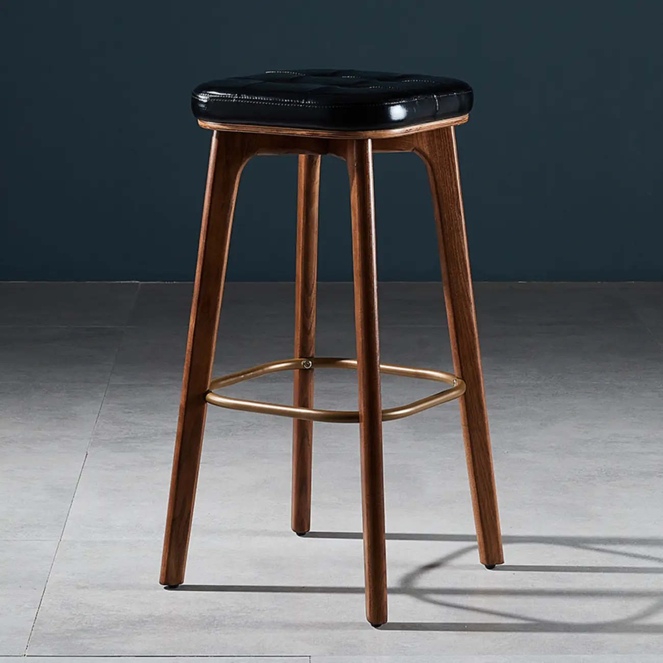 30 Inch Modern Leather Backless Bar Stools Image - 13 | homeyfad