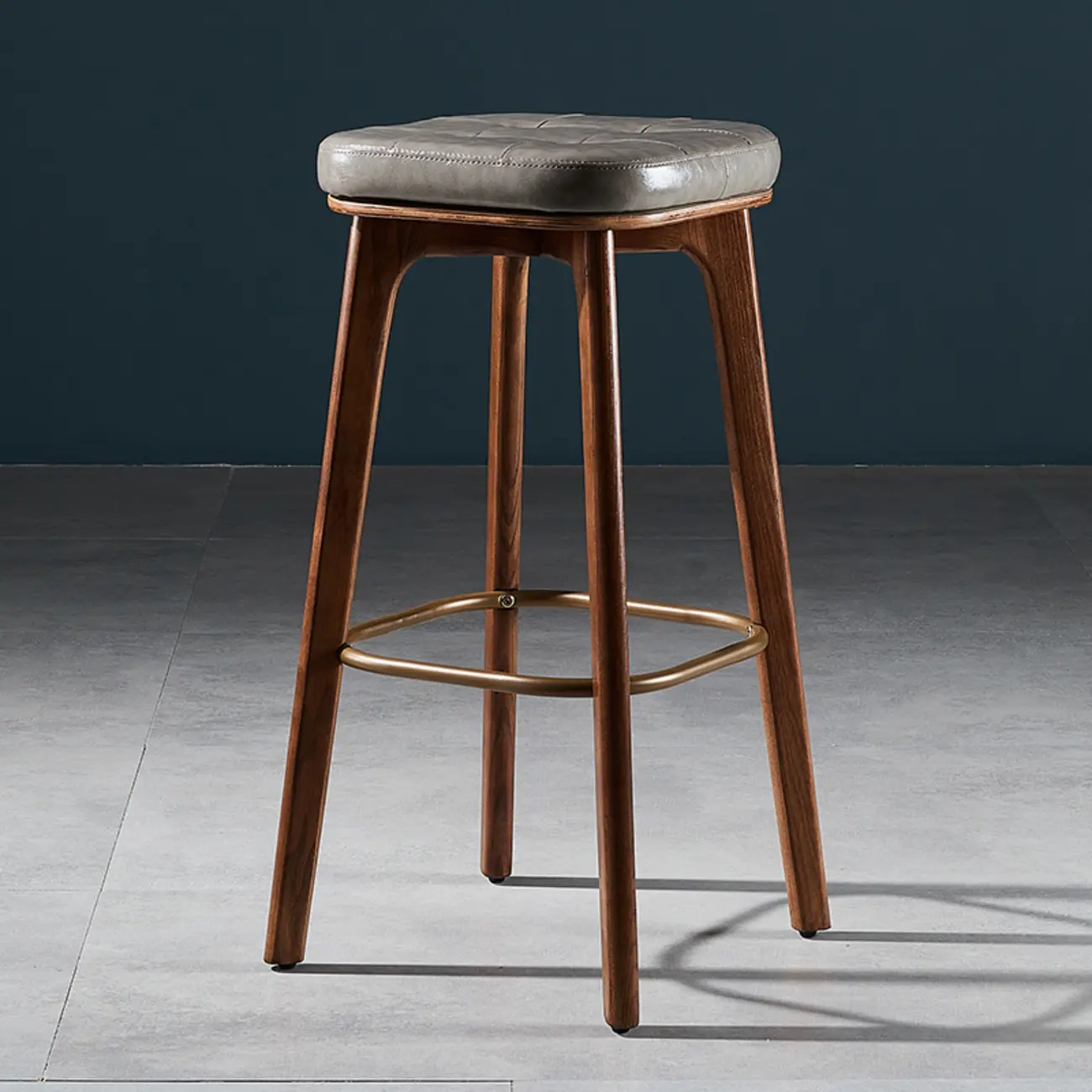 30 Inch Modern Leather Backless Bar Stools Image - 16 | homeyfad