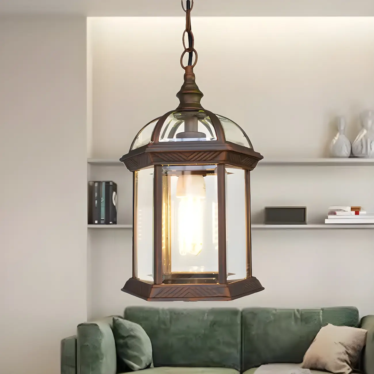 Vintage Lantern Hanging Pendant Lights Image - 11 | homeyfad