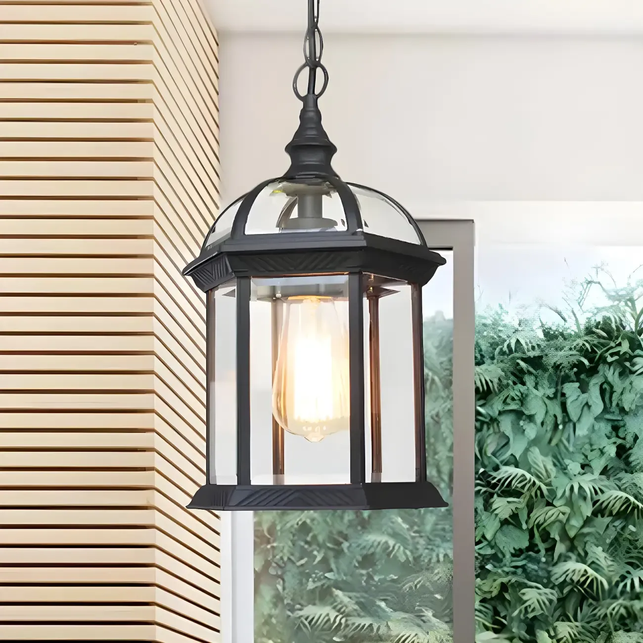 Vintage Lantern Hanging Pendant Lights Image - 13