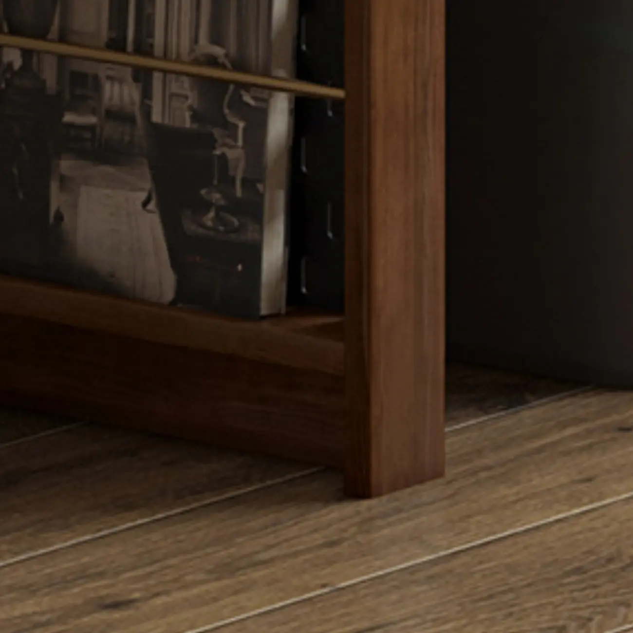 Extendable Long Brown Wood TV Stand with 2 Cabinets Image - 8 | homeyfad