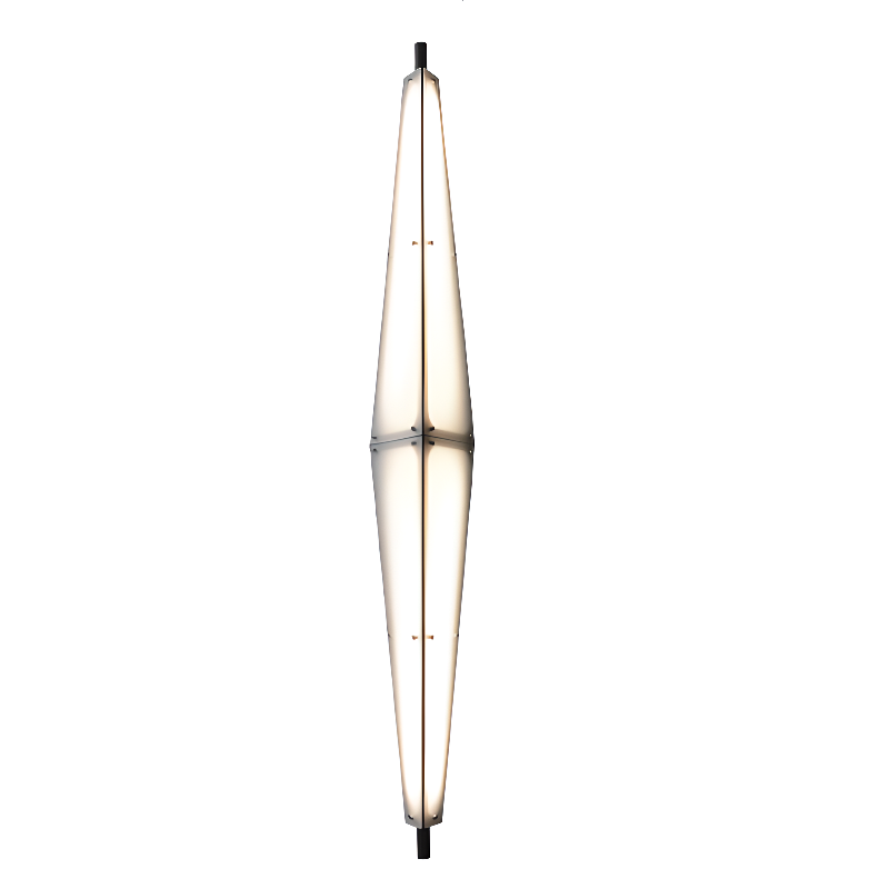 Modern Geometric White Acrylic LED Outdoor Wall Sconce | homeyfad
