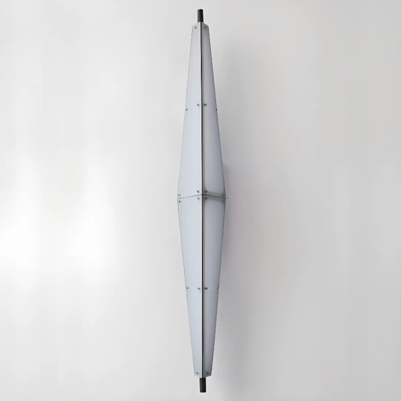 Modern Geometric White Acrylic LED Wall Sconce Image - 7 | homeyfad