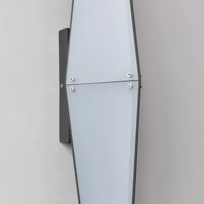 Modern Geometric White Acrylic LED Wall Sconce Image - 9