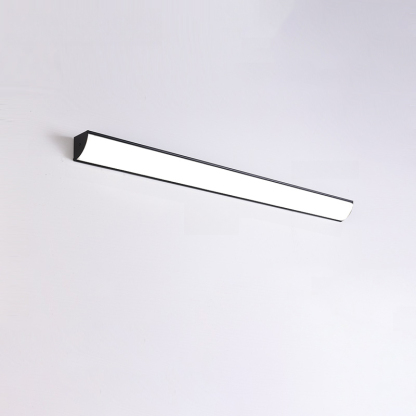 Minimalist Linear Metal White Acrylic Outdoor Wall Sconce