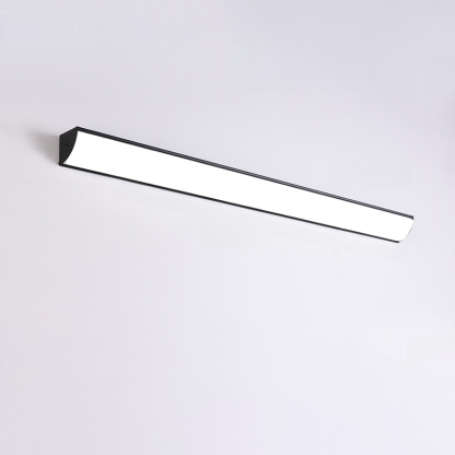 Minimalist Linear Metal White Acrylic Outdoor Wall Sconce