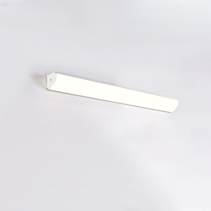 Minimalist Linear Metal White Acrylic Outdoor Wall Sconce