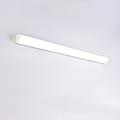 Minimalist Linear Metal White Acrylic Outdoor Wall Sconce