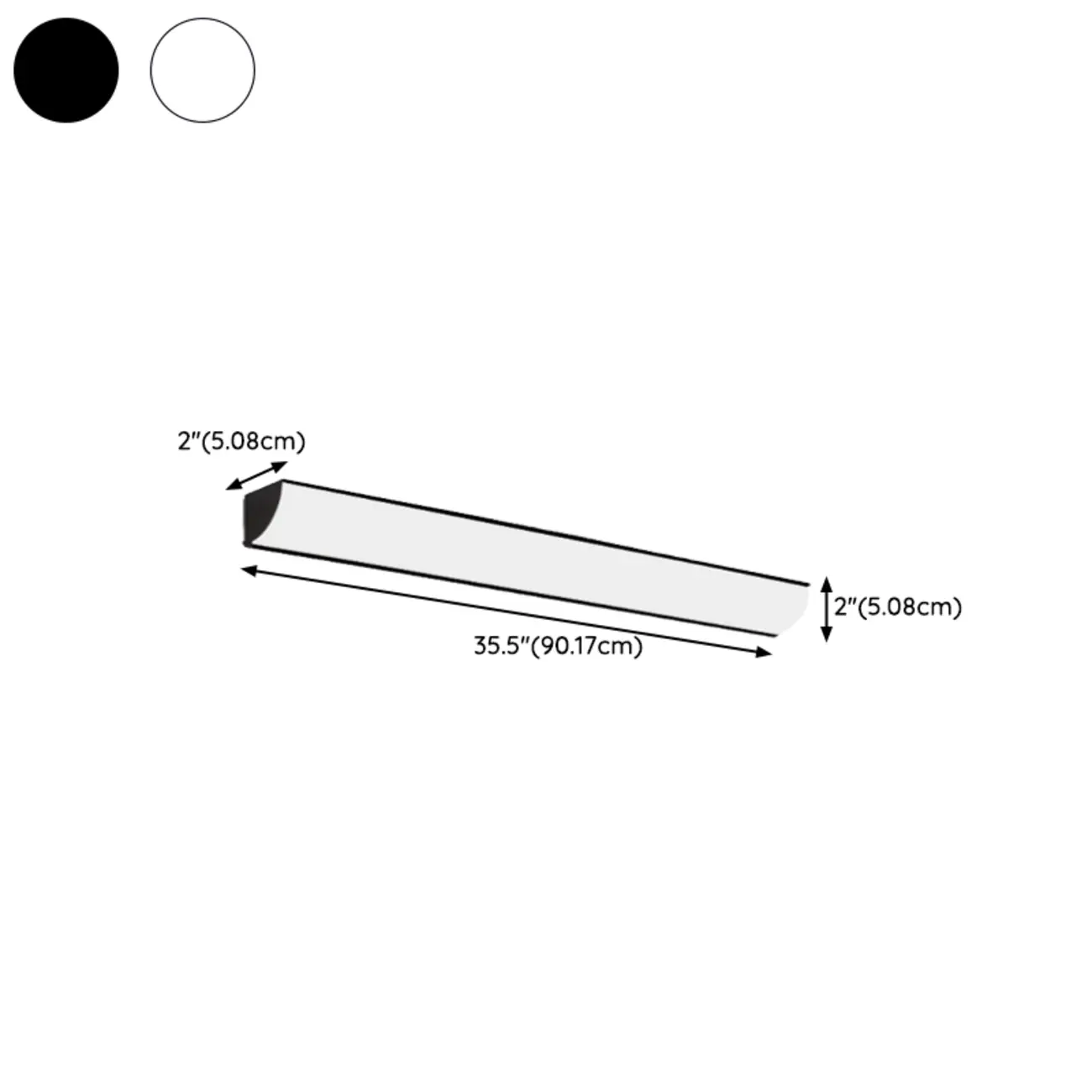 Minimalist Linear Metal White Acrylic Wall Sconce Image - 7 | homeyfad