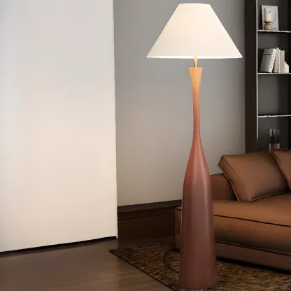 65" Modern Metal Bottle-Shaped Floor Lamp Image - 8
