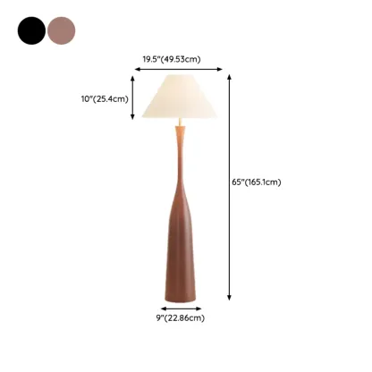 65" Modern Metal Bottle-Shaped Floor Lamp #size