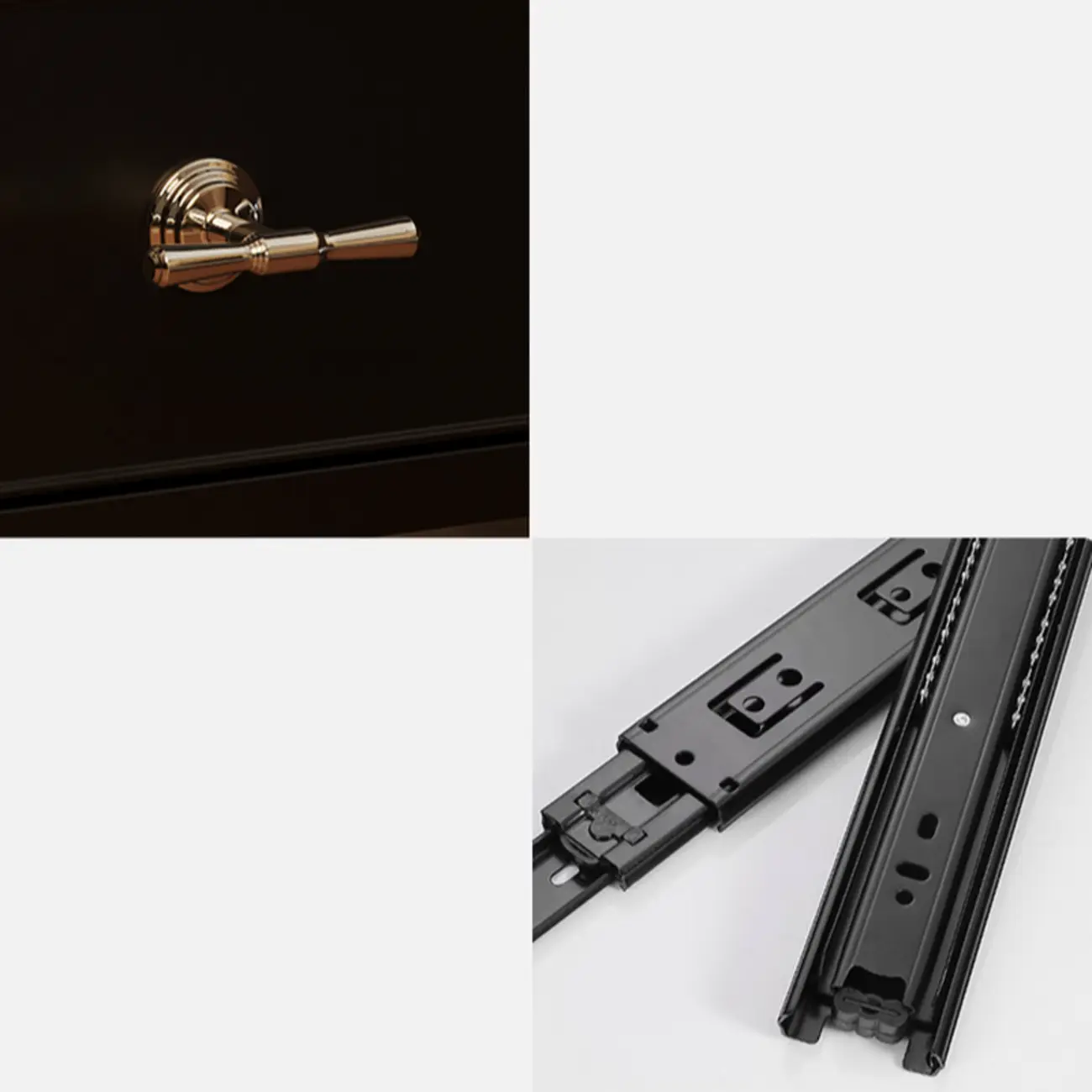 Mid-Century Modern Narrow Wood Nightstand with 2-Drawer Image - 6 | homeyfad