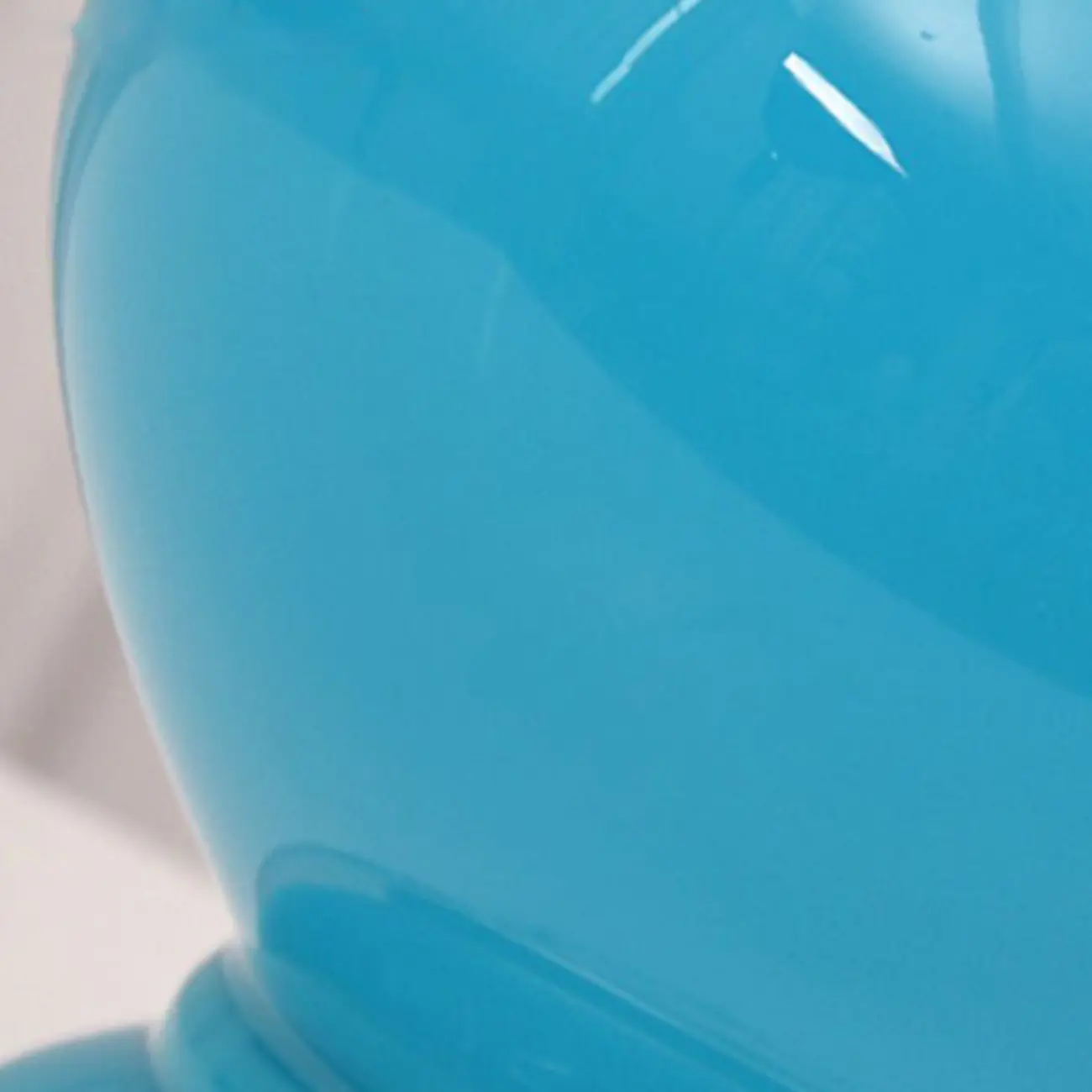 Blue Glass Table Lamp with Leaf Fabric Shade Image - 8 | homeyfad