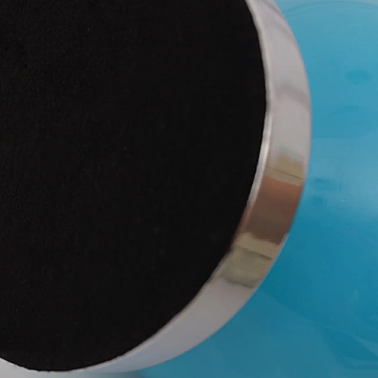 Blue Glass Table Lamp with Leaf Fabric Shade Image - 9 | homeyfad