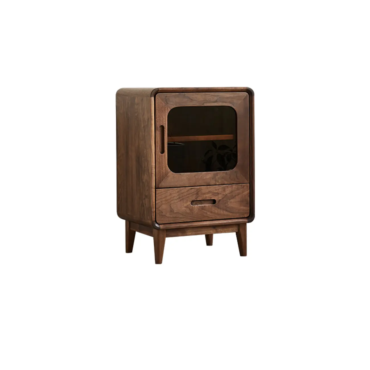 Scandinavian Wood China Cabinet with Storage Image - 2 | homeyfad