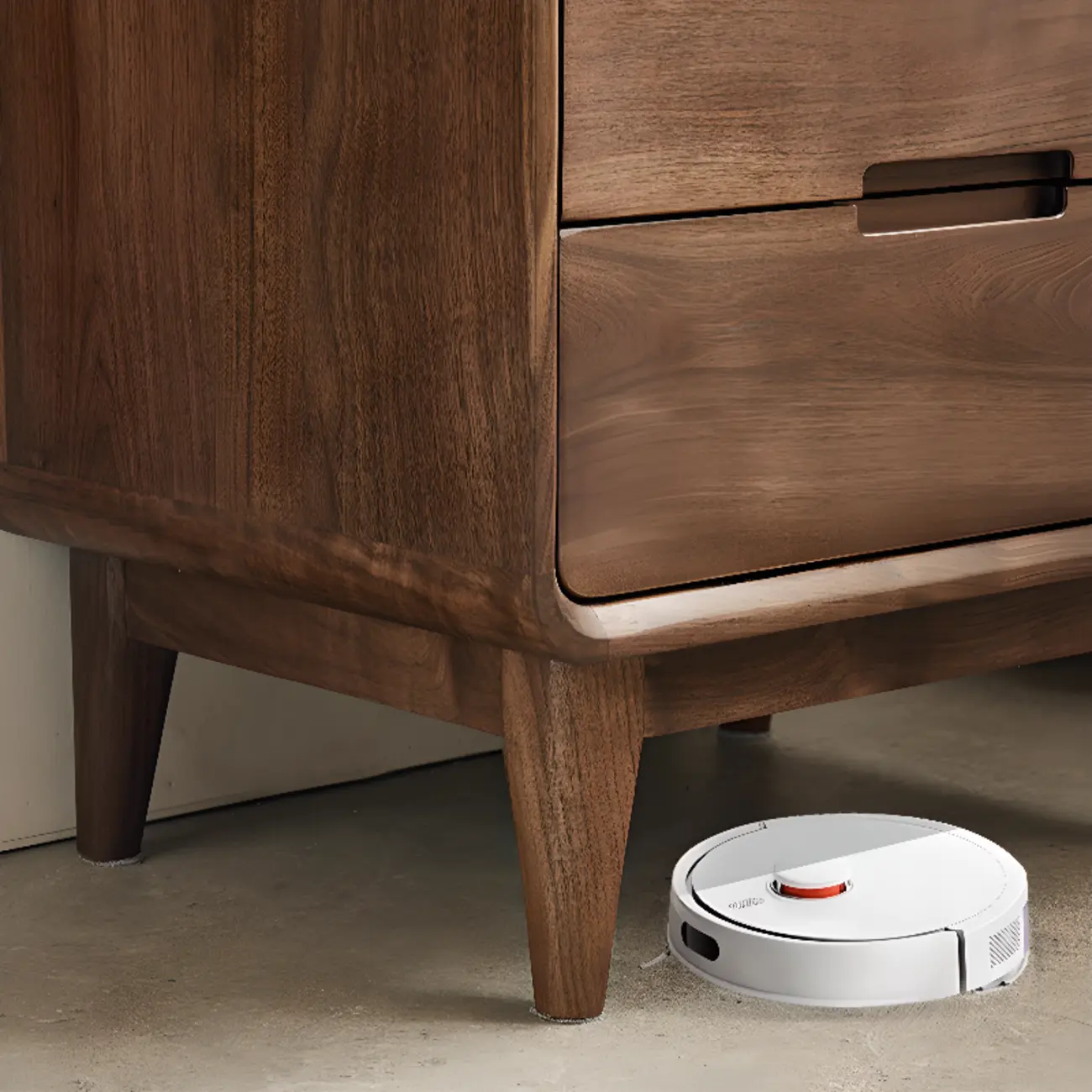 Scandinavian Wood China Cabinet with Storage Image - 10 | homeyfad