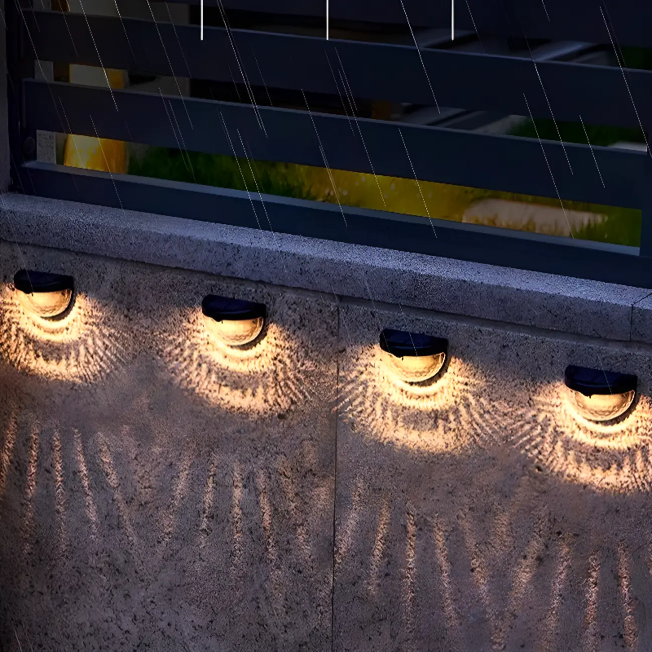 Modern Solar Translucent Synthetic Wall Sconce Image - 6 | homeyfad