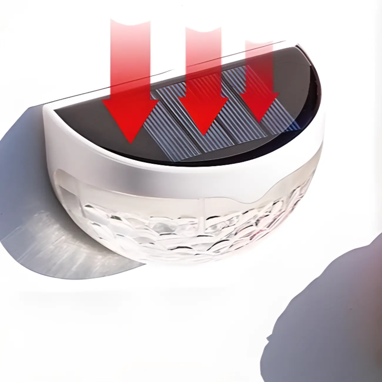 Modern Solar Translucent Synthetic Wall Sconce Image - 8 | homeyfad