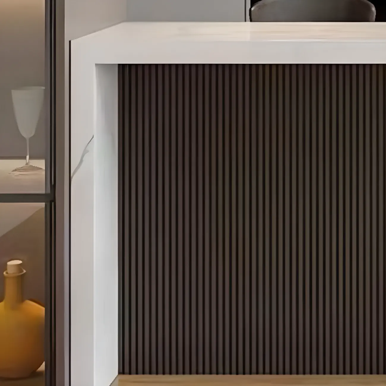 Rectangle White Marble Counter Height Bar Tables Image - 5 | homeyfad