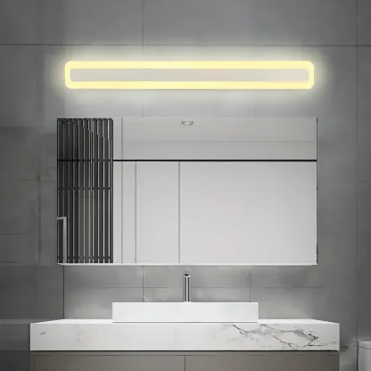 Minimalist Metal Vanity Lights with Integrated LED for Bathroom Image - 1