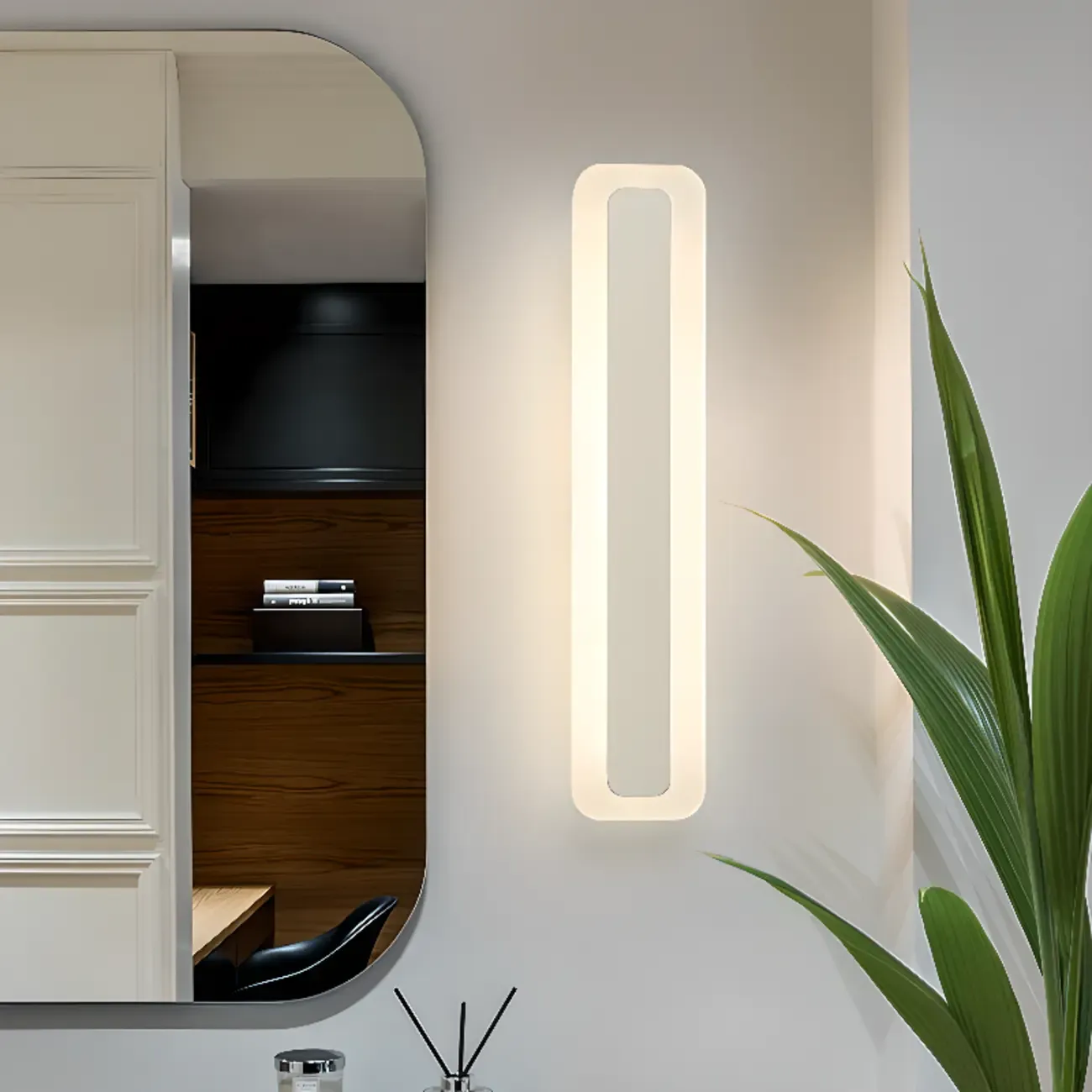 Minimalist Metal Vanity Lights with Integrated LED for Bathroom Image - 7