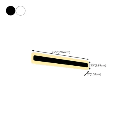 Minimalist Metal Vanity Lights with Integrated LED for Bathroom Image - 45