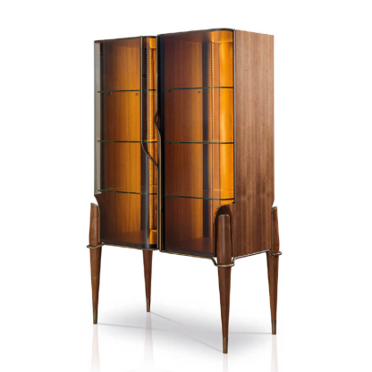 Elegant Wooden Glass Display Cabinet for Collectibles